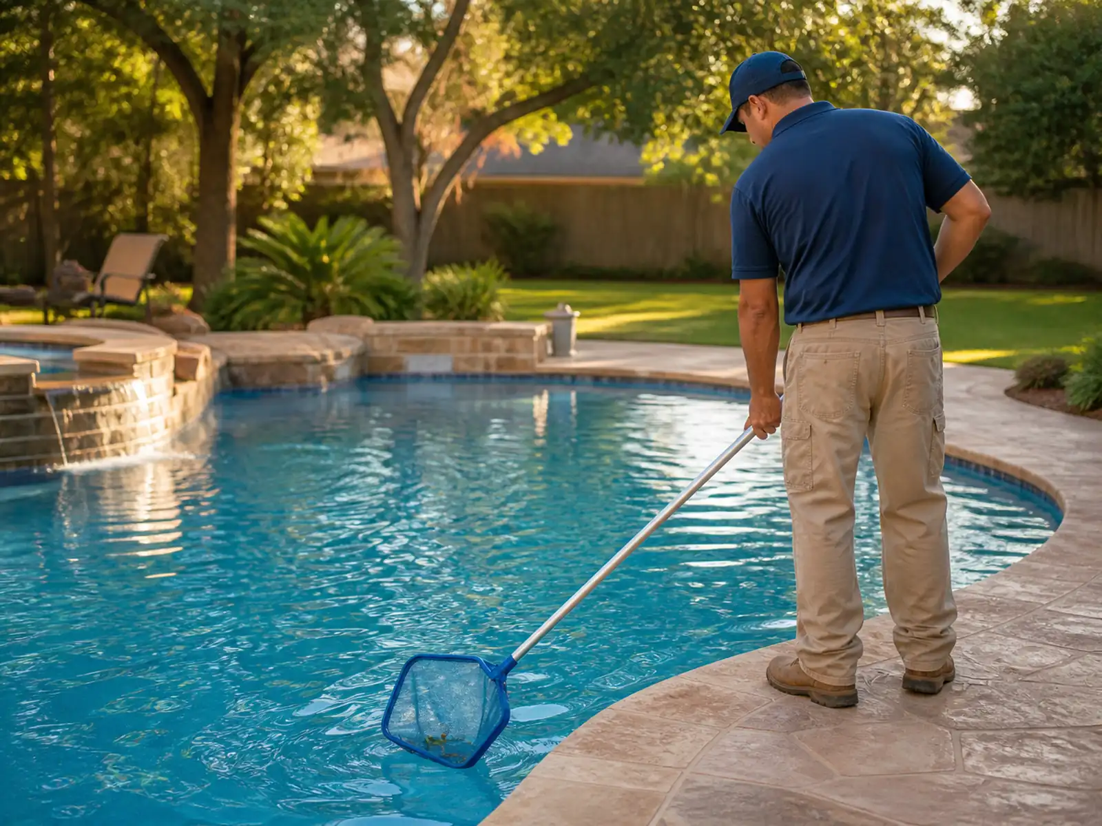 Pools under trees need a different routine